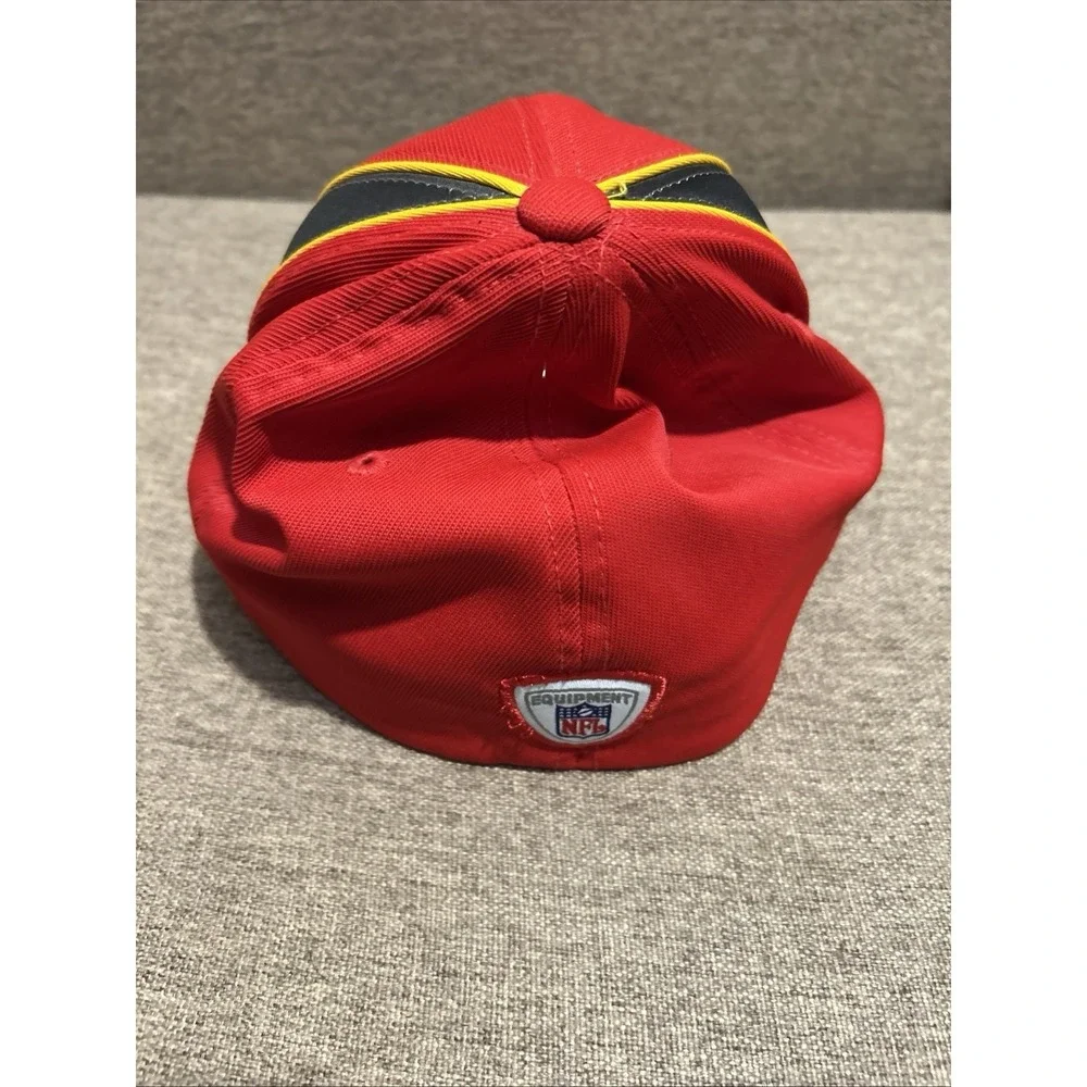 Vtg NFL Kansas City Chiefs Reebok Baseball Cap Hat OSFA Stretch Fit NWOT